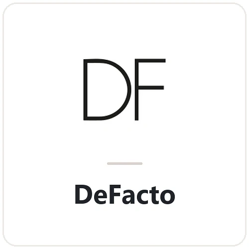 DeFacto resmi marka görseli